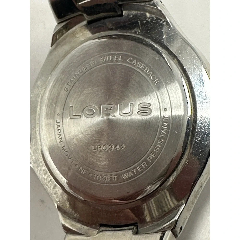 Lorus LR0942 New Battery Mens Watch Rare‎ 42MM 6.5